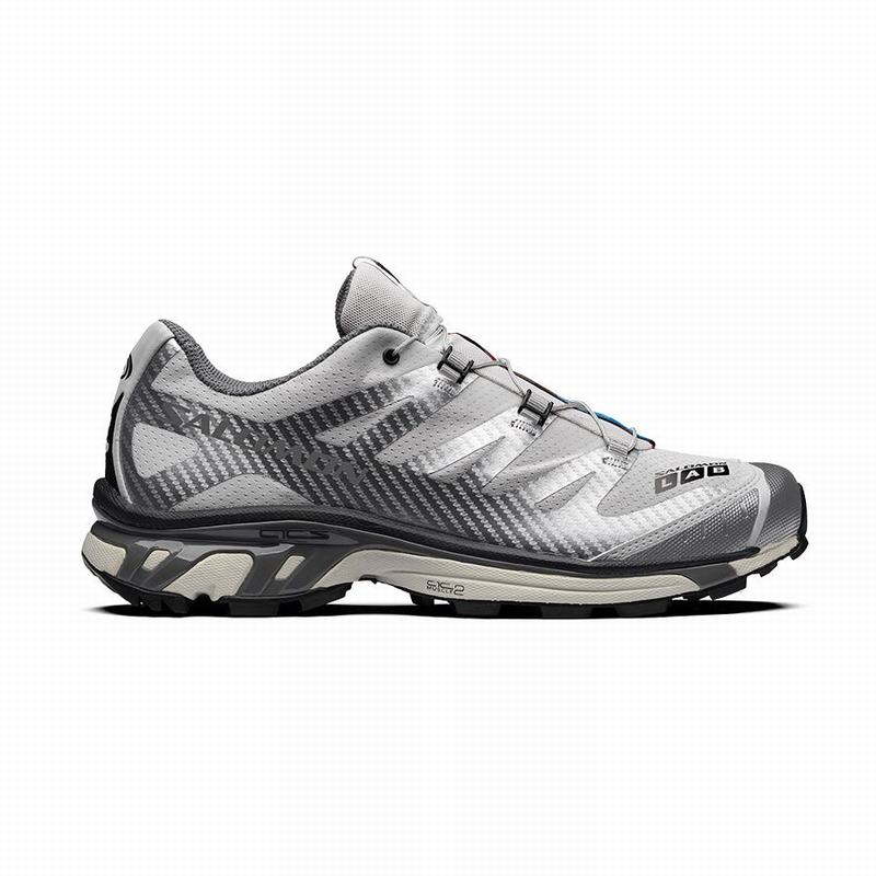 Salomon Singapore Mens Trail Running Shoes - XT-4 ADVANCED Silver Metal/Grey | 75689-ELFY